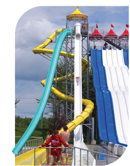 Free Fall Water Slides